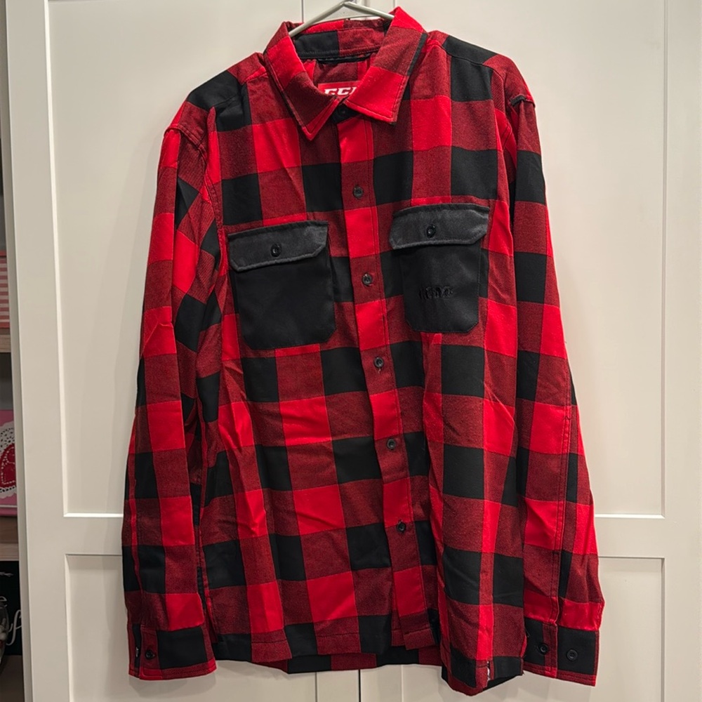 CCM Holiday Lumber Working Shirt-Size XL